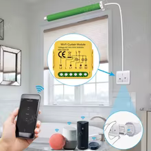 Interruptor de Cortina Inteligente Tuya ZigBee Thumbnail 2