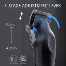 Kit Máquina de Cortar Cabelo Kemei Profissional Thumbnail 3