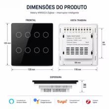 Interruptor Inteligente Melery Zigbee Touch Thumbnail 3