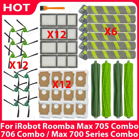 Acessórios Roomba Max 700 Combo - Kit Completo QIXIAO