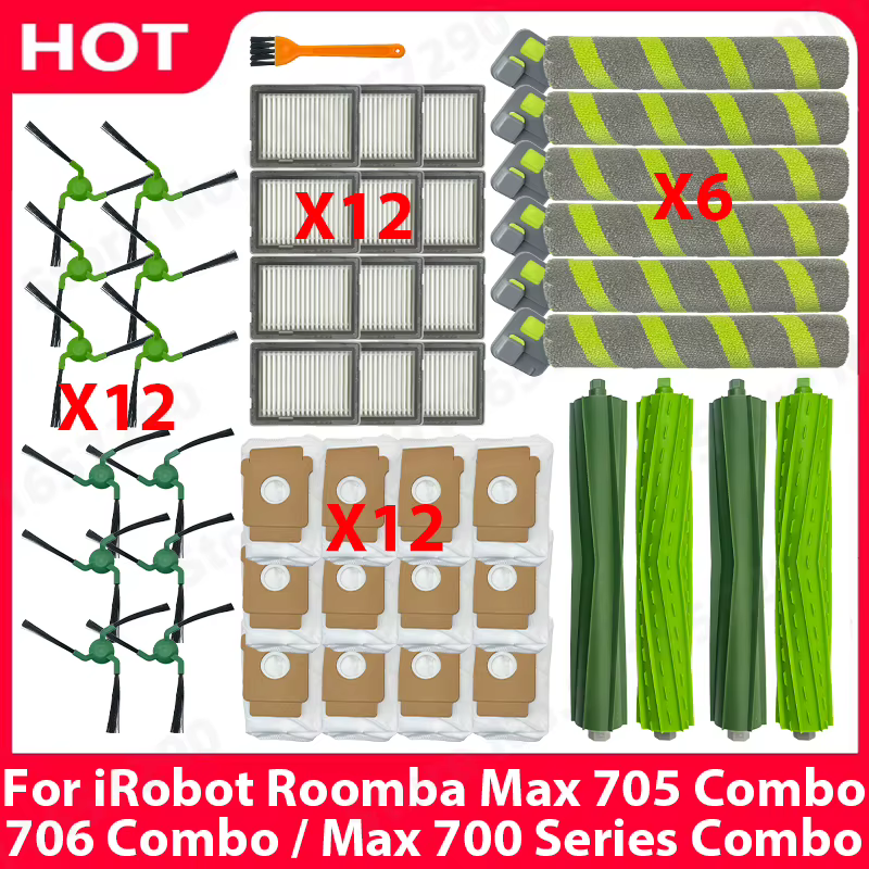 Acessórios Roomba Max 700 Combo - Kit Completo QIXIAO