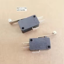 Micro Interruptor KW11-7-1 15A Prata Thumbnail 4