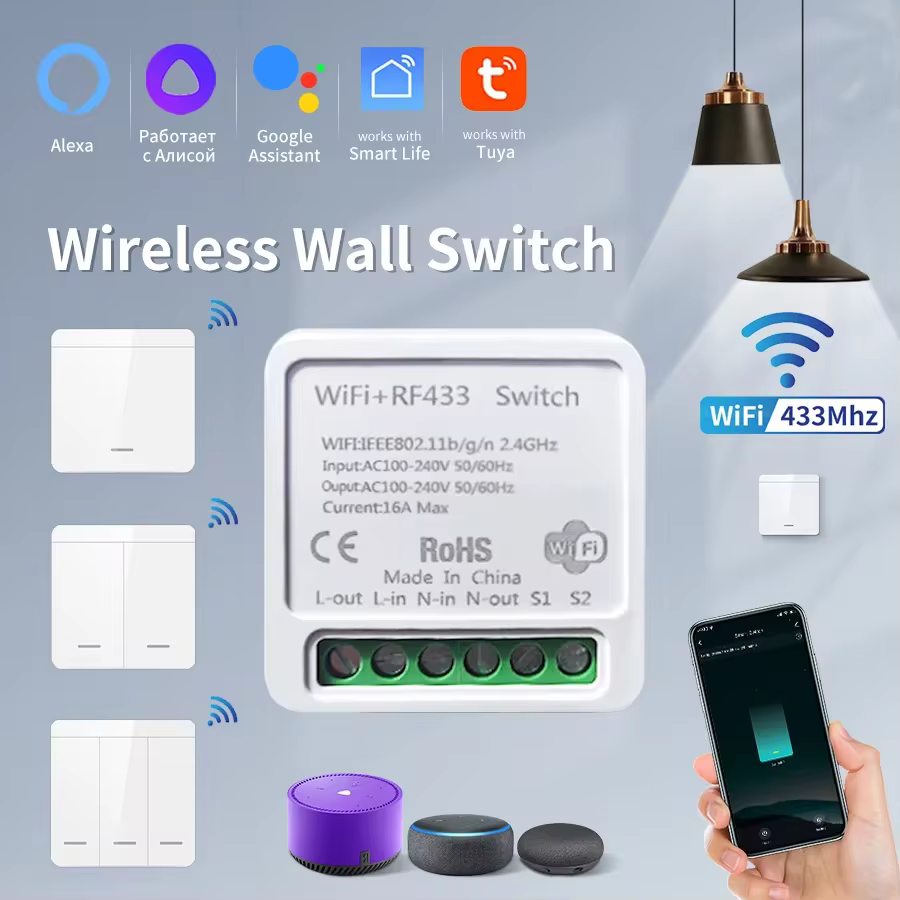 Interruptor Inteligente Wi-Fi Tuya