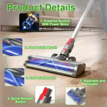 Cabeça de Escova LED para Dyson V7-V15 Thumbnail 6