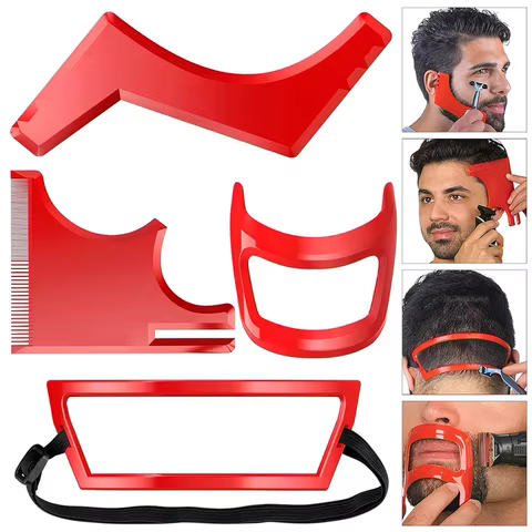 Kit Modelagem Barba 4 Guias