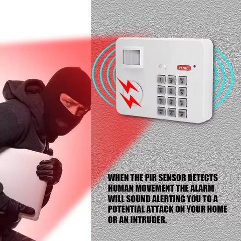 Alarme Sem Fio para Casa com Sensores PIR