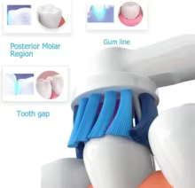 Cabeças de Escova Oral-B e Braun 3D - 4 Peças Thumbnail 6