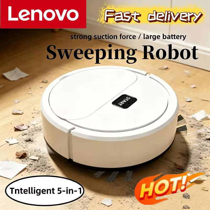 Robô Aspirador Lenovo 5 em 1