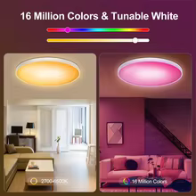 Luminária LED Inteligente 24W com Música e Wi-Fi Thumbnail 3