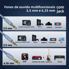 OneOdio Pro 10 Fones de Ouvido com Fio Thumbnail 6