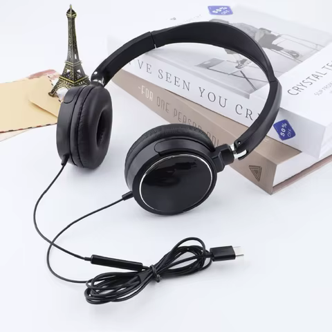 Fone de Ouvido com Fio Tipo C e 3.5mm