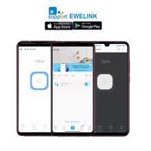 Interruptor WiFi Inteligente Ewelink com Sensor de Temperatura Thumbnail 6