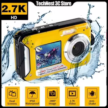 Câmera Subaquática Full HD 2.7K 48MP Thumbnail 1