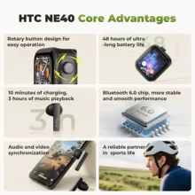 Fone Bluetooth AI HTC NE40 Tradutor Thumbnail 2