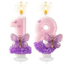 Velas de Aniversário Números 0-9 Thumbnail 1