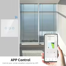 Interruptor de Cortina Inteligente Wi-Fi Tuya Thumbnail 4