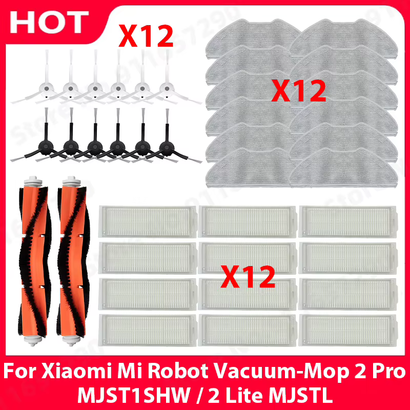 Kit Peças Xiaomi Robot Vacuum-Mop 2 Pro/2 Lite