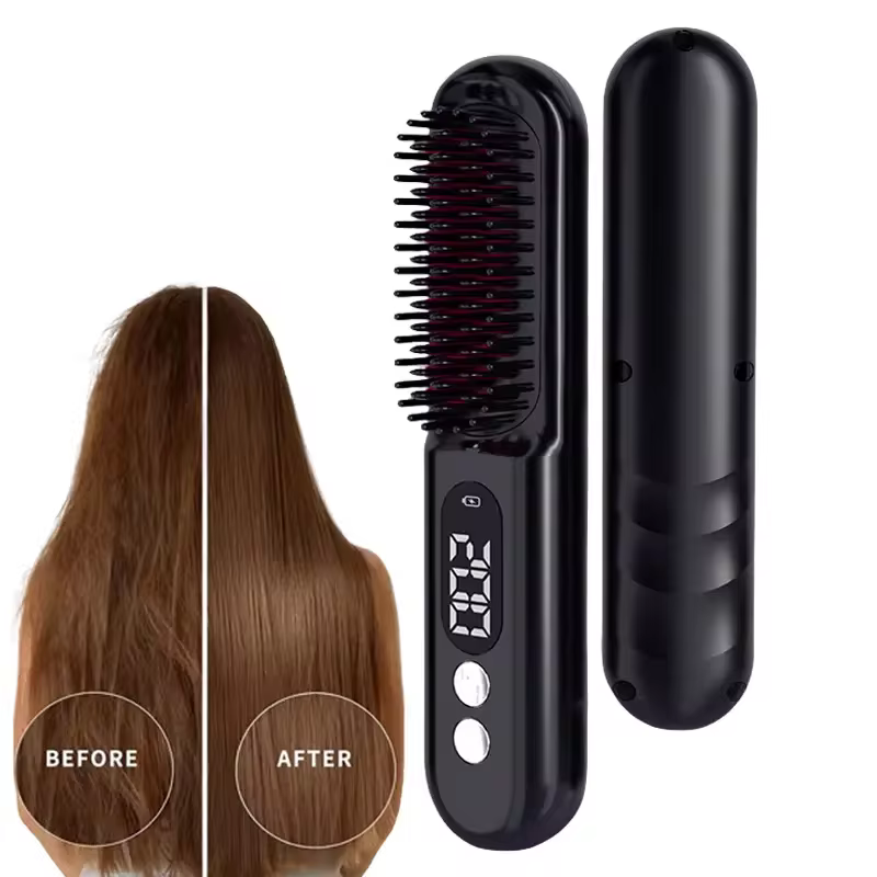 Escova de Cabelo Reto Portátil