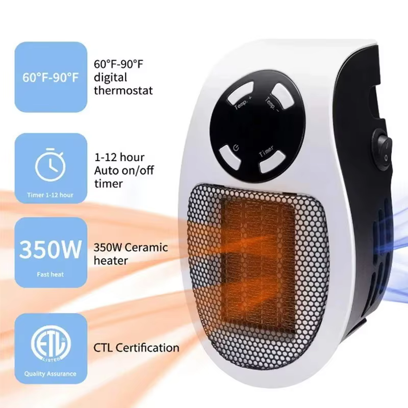 Aquecedor Elétrico Mini Parede NOCCLILI