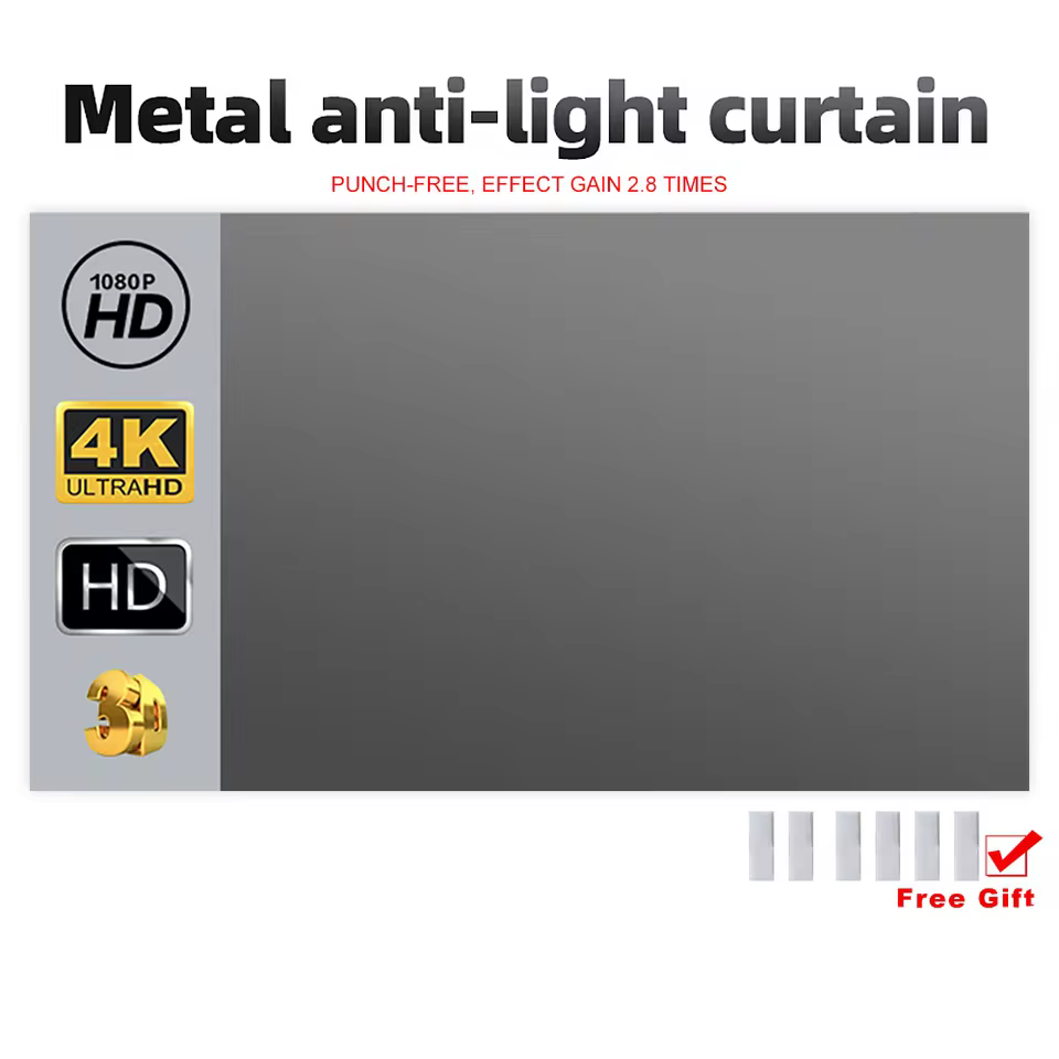 Tela Projetor 4K Anti-Luz
