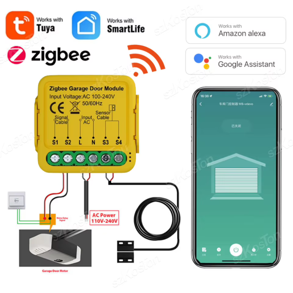 Controle Portão Inteligente Zigbee