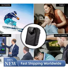 Câmera Corporal 4K WiFi à Prova d'Água Thumbnail 1