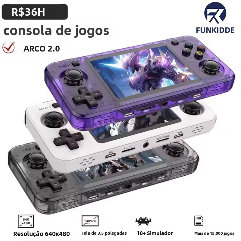 Funkiddy Console Retrô 3.5" 128GB