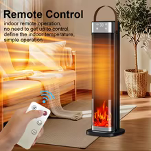 Aquecedor Elétrico Portátil 2000W com Lareira Thumbnail 3