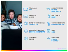 Smart TV Philips 70" 4K UHD Thumbnail 2