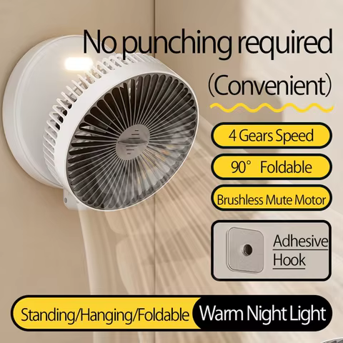 Ventilador Portátil LED