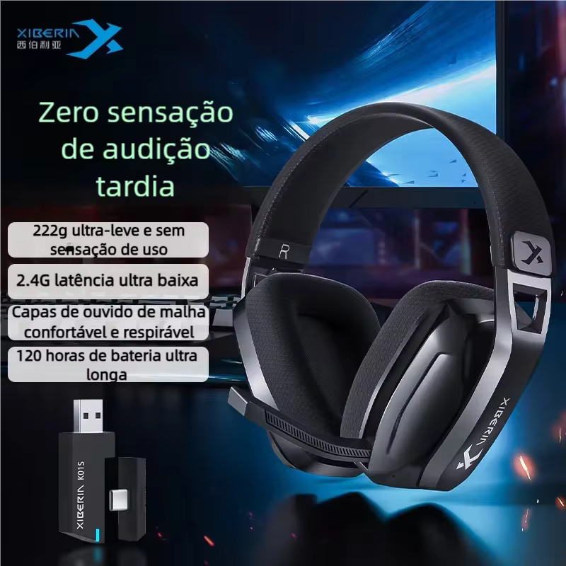Xiberia K01s Fones Gamer Bluetooth