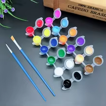 Kit Tintas Acrílicas 12 Cores Thumbnail 2