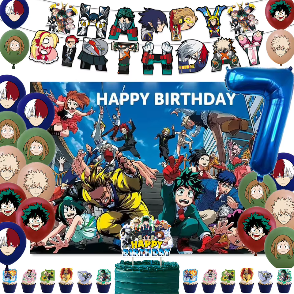 Decoração Festa Meu Herói Academia