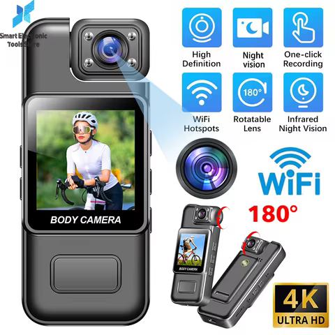 Câmera Corporal WiFi 4K