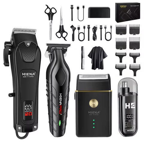 Máquina de Cortar Cabelo Profissional Hiena