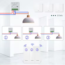 Interruptor Inteligente Wi-Fi RF 433MHz Thumbnail 4