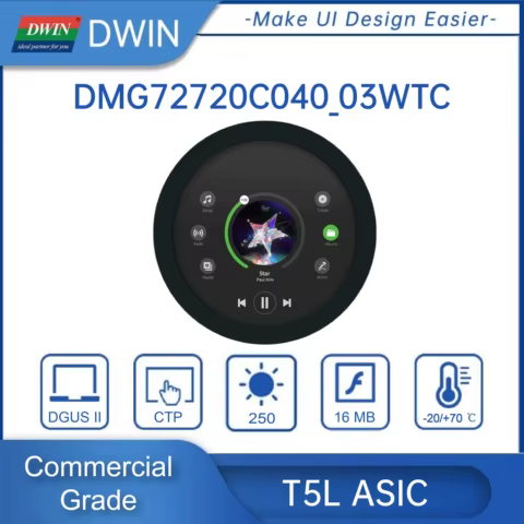 Display DWIN Circular 4"