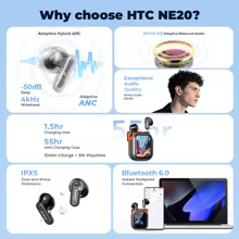Fones Bluetooth HTC NE20 TWS Thumbnail 2