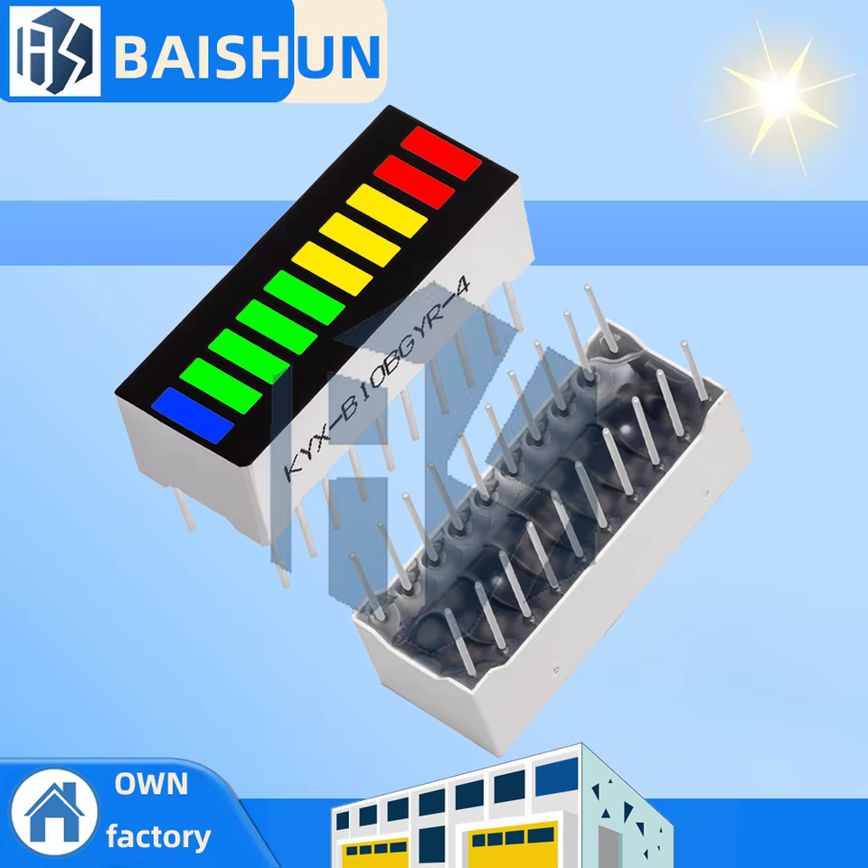 Barra LED Digital 10 Segmentos RGB