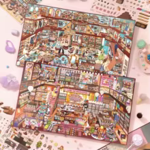 Livro de Adesivos 3D Imersivo Casa de Doces Thumbnail 1