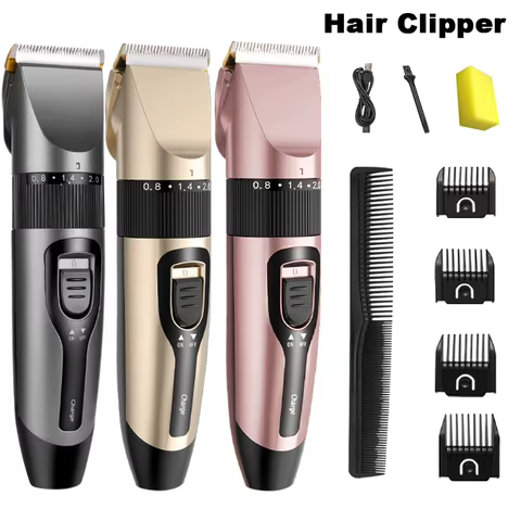Aparador de Cabelo Profissional USB