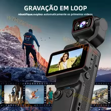 Câmera de Ação 1080P Rotativa Thumbnail 5
