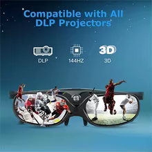 Óculos 3D Ativos OEING 144Hz Thumbnail 5