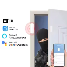 Sensor de Porta Inteligente Wi-Fi Tuya Thumbnail 3