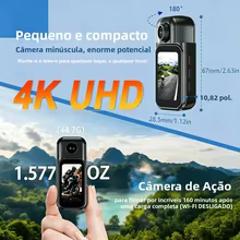 Câmera de Ação WiFi 4K Mini Thumbnail 5