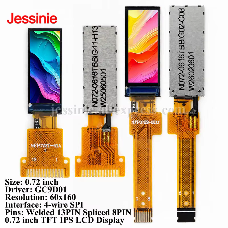 Tela LCD IPS HD 0.72" GC9D01