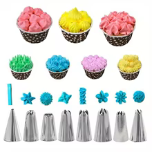 Kit Bicos Silicone Decoração Bolo Thumbnail 6