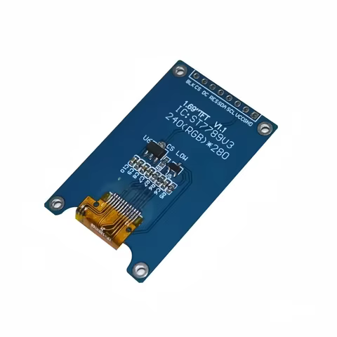 Módulo de tela colorida IPS LCD TFT 1,69 1,69" Placa controladora ST7789 Interface SPI 240*280 240x280
