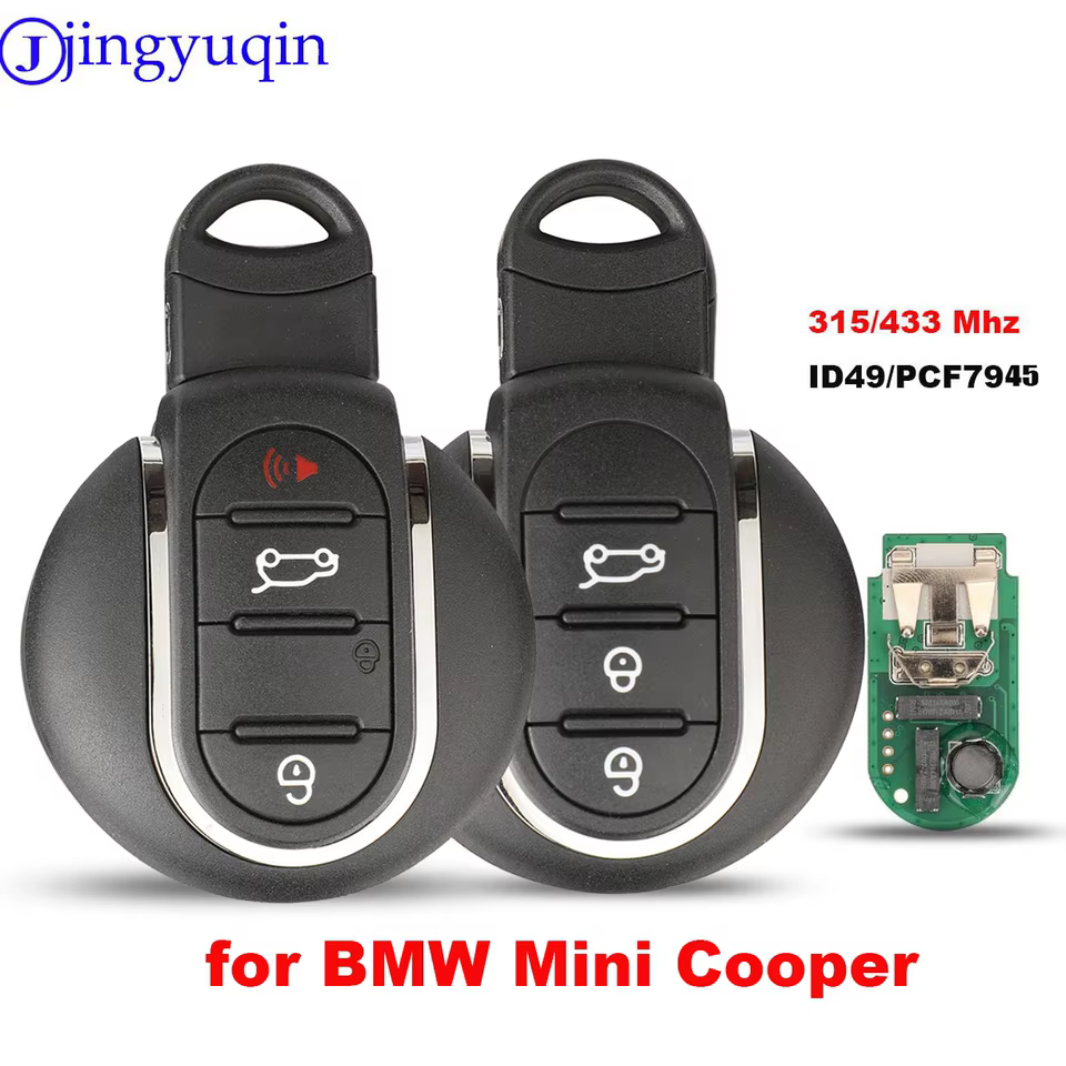 Chave Remota Inteligente Jingyuqin BMW Mini Cooper