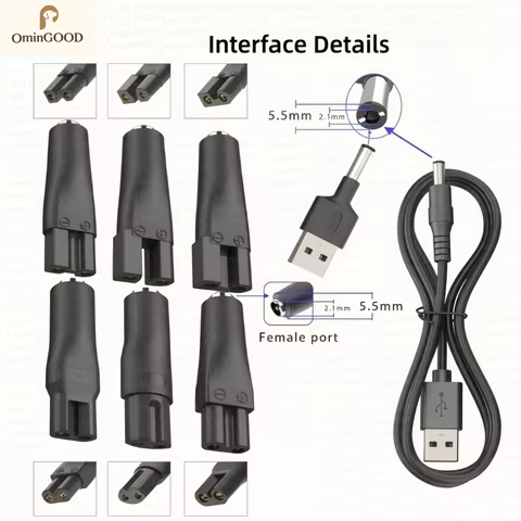 Cabo Carregamento USB 5V + 8 Adaptadores
